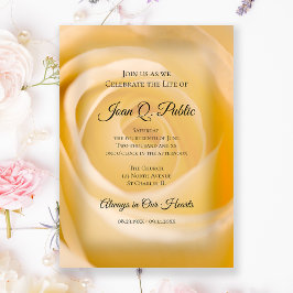 Convites Celebração Floral de Rosa Branca do Memorial da Vi