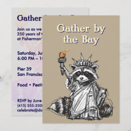 Convites Celebração Gather by the Bay Liberty 250