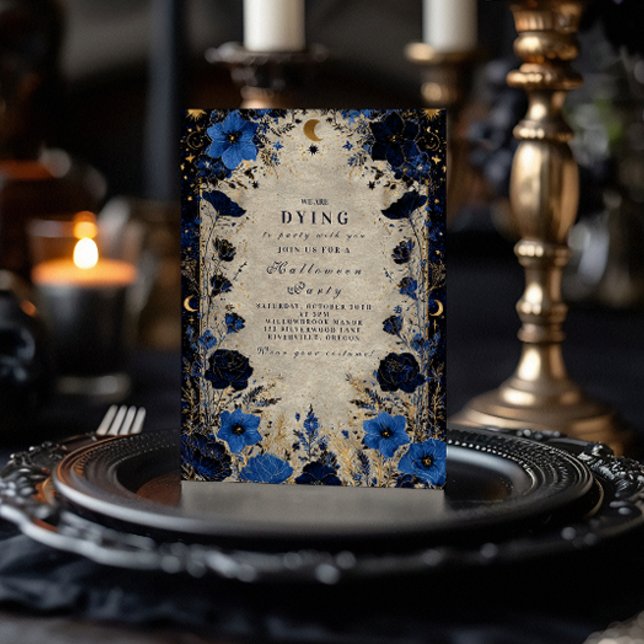 Convites Celebração Gótica Moonlit Encantada (Criador carregado)