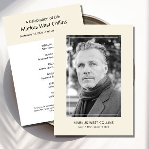 Convites Celebração Imprimível de Foto de Cheio de Vida