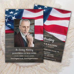 Convites Celebração Militar Americana De Veteranos De Ban