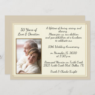Convites Celebração Moderna de 50 anos