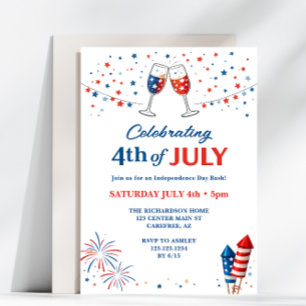 Convites Celebração Patriótica do 4 de Julho