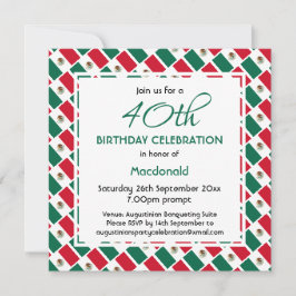 Convites Celebração Personalizada de Aniversário do MEXICO 