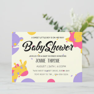 Convites Celebrando a chegada do seu pequeno milagre!