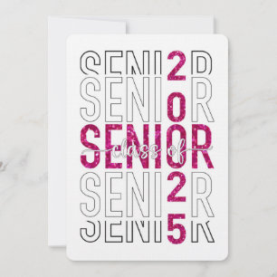 Convites Celebrando a Classe de Graduação 2025