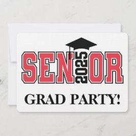 Convites Celebrando a Classe de Graduação 2025