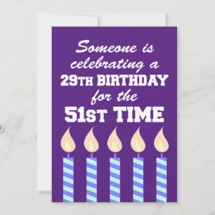 Convites Celebrando o 29º aniversário da 80 das ruas