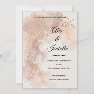 Convites Celebrando o Amor — Alex & Isabella