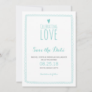 Convites Celebrando o Amor Casamento