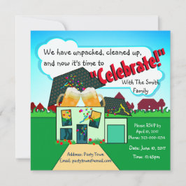 Convites Celebrando Uma Nova Casa