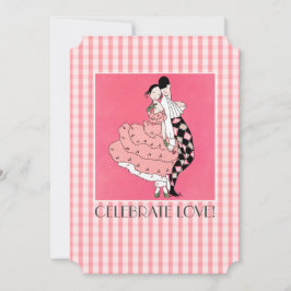 Convites Celebrar Amor! Partido do Dia de os namorados Art 