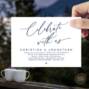 Convites Celebrar Com O Partido Janto Do Elopemento De Casa