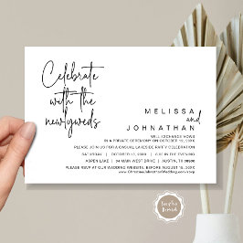 Convites Celebrar com os recém-casados, Elopemento de Casam