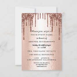 Convites Celebrar em Estilo com Doce 16 Rosa Floral