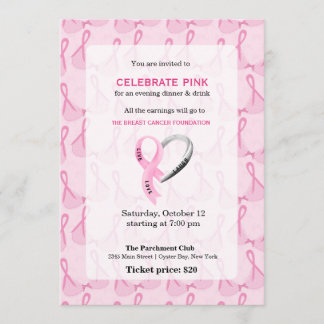 Convites Celebrar evento rosa