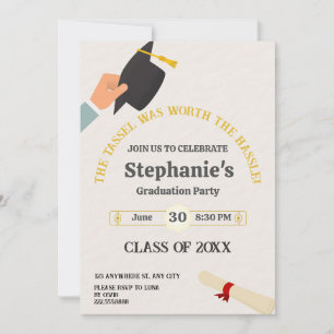 Convites Celebrar Graduação! Tassel Worth the Hassle