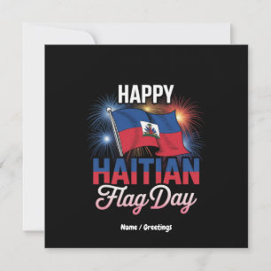 Convites Celebrar o Feliz Dia de Bandeira Haitiano - Camise