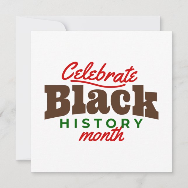 Convites celebrate black history month (Frente)