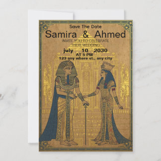 Convites Celebrate Your Love with an Egyptian Pharaoh Weddi
