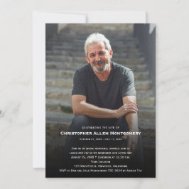 Convites Celebration of Life Funeral Memorial