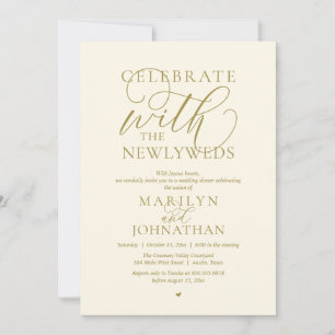 Convites Celebre com os noivos, Melhor Jantar de Casamento