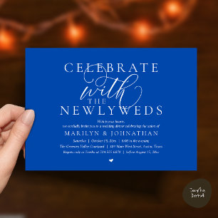 Convites Celebre com os noivos, Melhor Jantar de Casamento