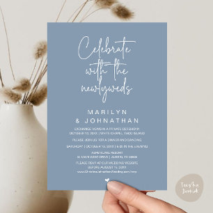 Convites Celebre Com os Recém-Casados, Jantar de Casamento