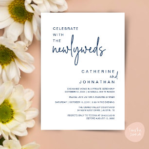 Convites Celebre Com os Recém-Casados Jantar de Casamento M