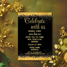 Celebre Conosco Casamento de Ano Novo Dourado