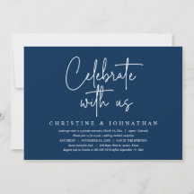 Celebre conosco, Festa de Casamento Íntimo, Azul M