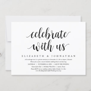 Convites Celebre conosco, Jantar de Casamento às Pressas