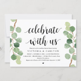 Convites Celebre conosco, Jantar de Rehearsal de Casamento