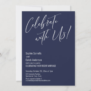 Convites Celebre Conosco! Recepção Moderna e Elegante de Az
