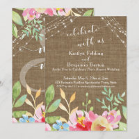 Celebre Conosco, Sacos de Aniagem, Flores & Luzes