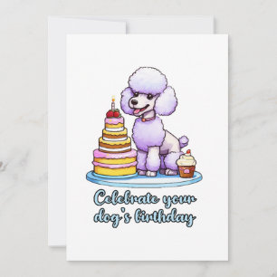 Convites Celebre o aniversário do seu cachorro