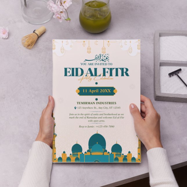Convites Celebre o Eid com Estilo! Eid Ilustrativo Moderno (Ramadan Iftar Party,

Brown Illustration,

Hand-Drawn,

Community Gathering,

Islamic Holiday,

)