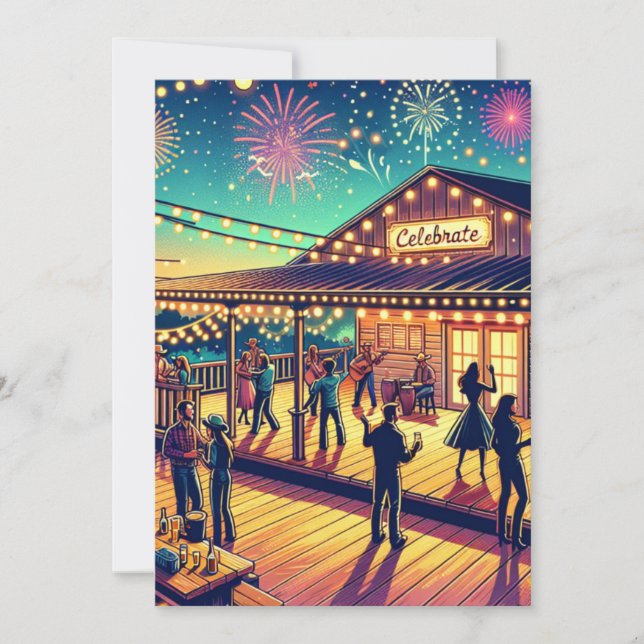 Convites Celebre Qualquer Ocasião Festa Personalizada (Frente)