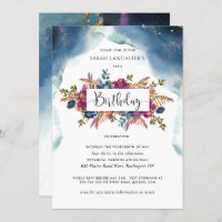 Celestial Aniversário, Jewel Tone Floral