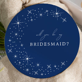 Convites Celestial Elegant Wedding Moon Bridesmaid Proposal