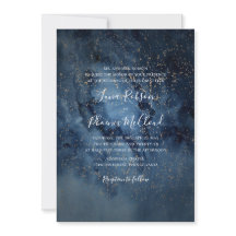 Celestial Night Sky | Casamento Tradicional Dourad