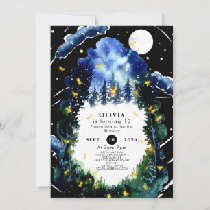 Convites Celestial Whimsy Woodland Birthday