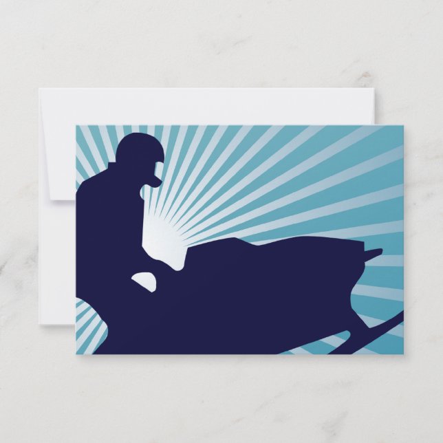 Convites celular de neve alta do céu (Frente)