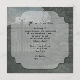 Convites Cemitério na festa do Dia das Bruxas de Dusk