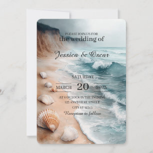 Convites Cena de Casamento de Costa Tranquila
