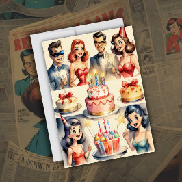 Convites Cena de Nascimento de Quadrinhos Engraçados com Aq