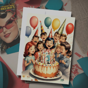 Convites Cena de Nascimento de Quadrinhos Engraçados com Aq