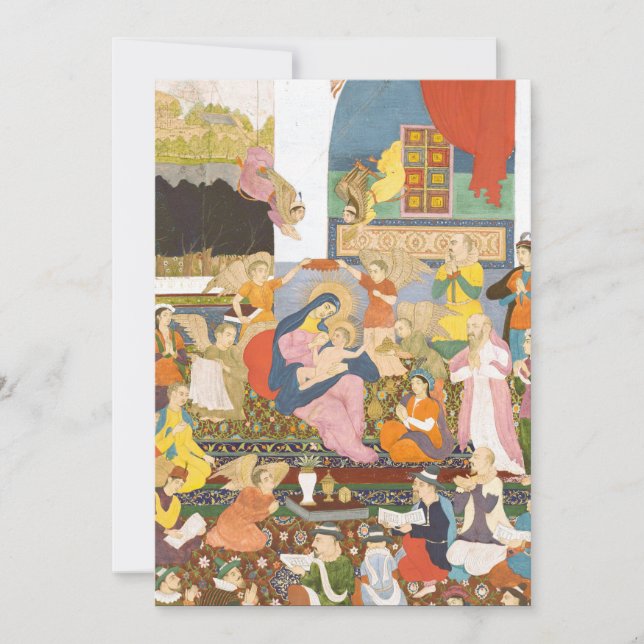 Convites Cena de natividade no estilo índio (Frente)