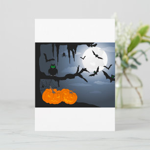Convites Cena Noturna de Halloween Spooky