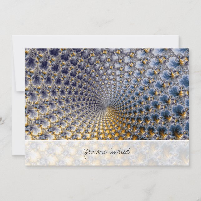 Convites Centrifratura - Arte Fractal (Frente)